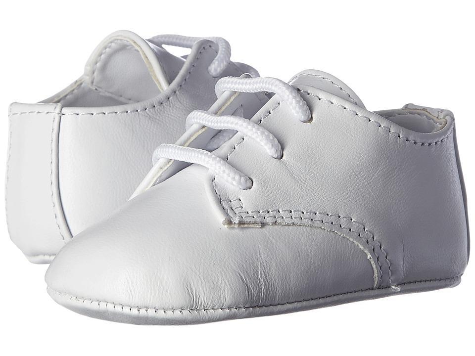 Classic White Leather Soft Sole Baby Shoes