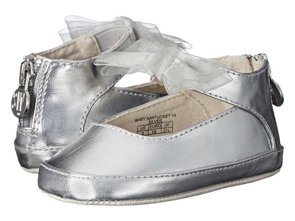 Dressy Silver Baby Shoes